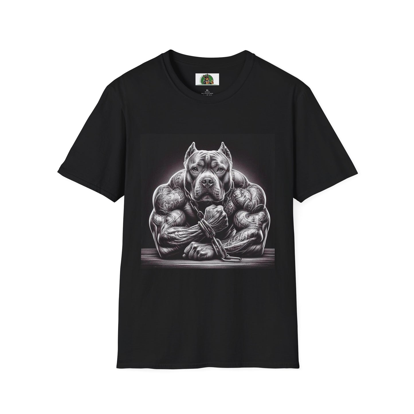 Pit Bull arm day shirt T-Shirt Printify XS Black