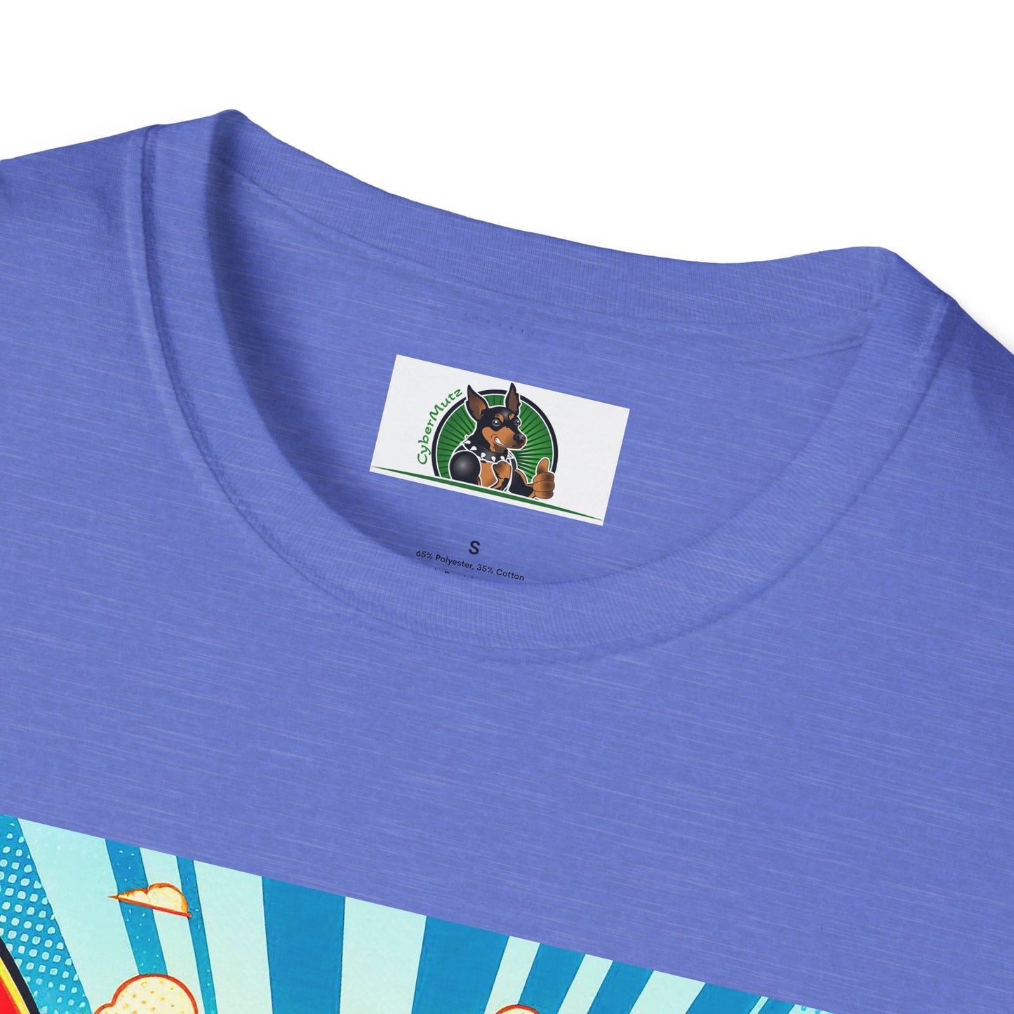 Dachshund flying superhero t shirt