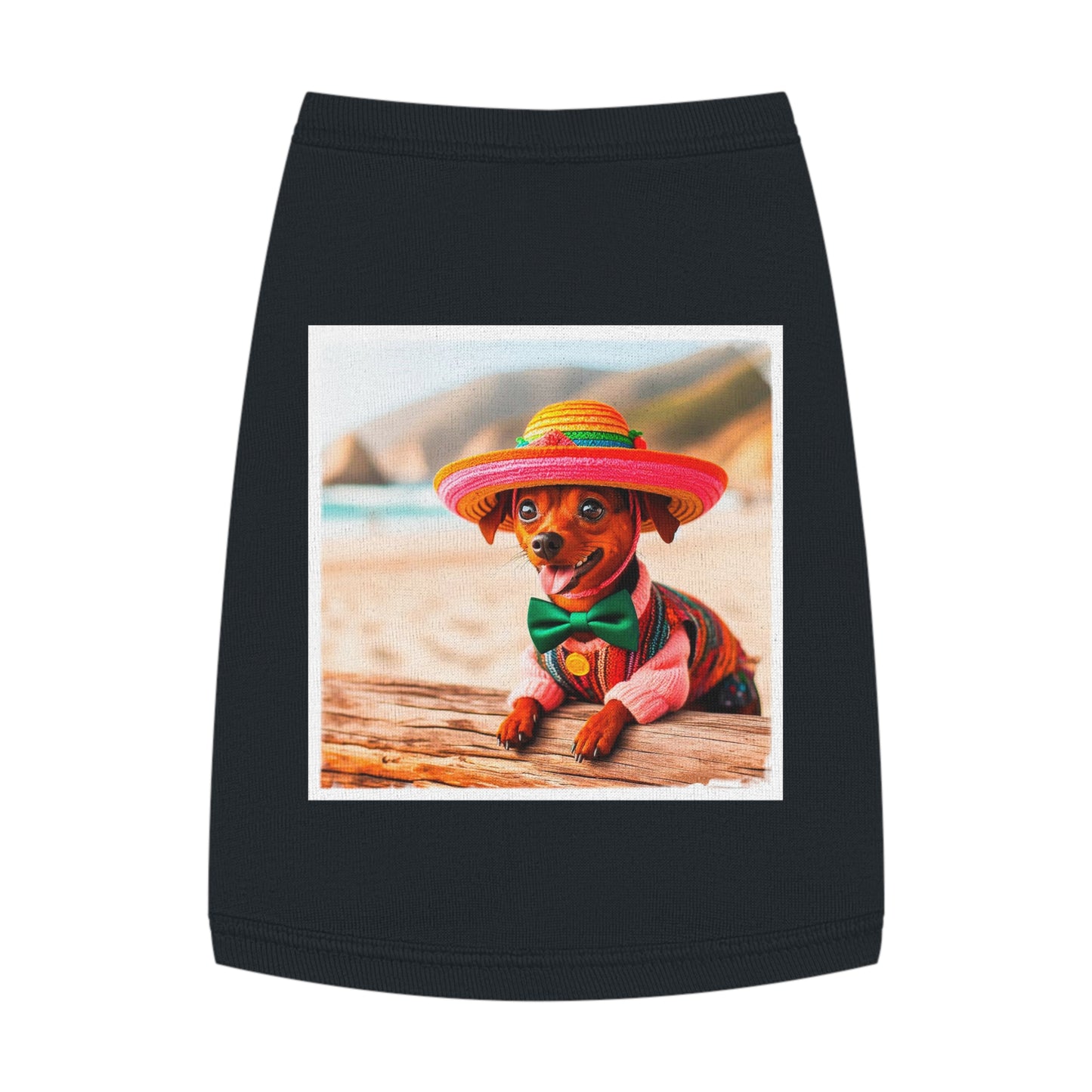 Min Pin Tank Tops cinco de mayo Pets Printify