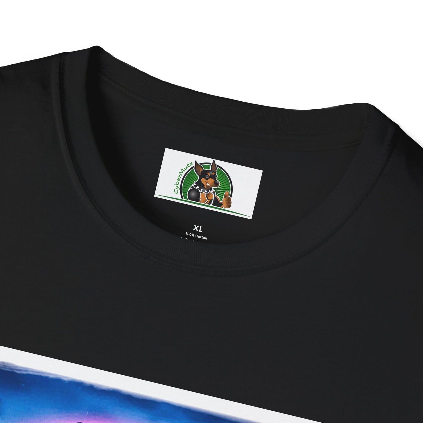 Min Pin T-Shirt rainbow T-Shirt Printify