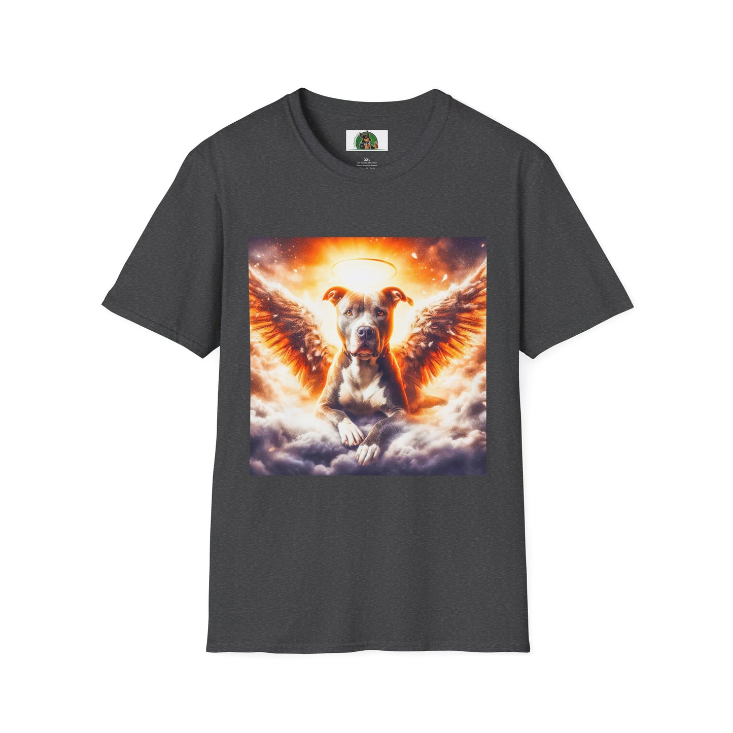 Pit Bull Angel shirt T-Shirt Printify XS Dark Heather