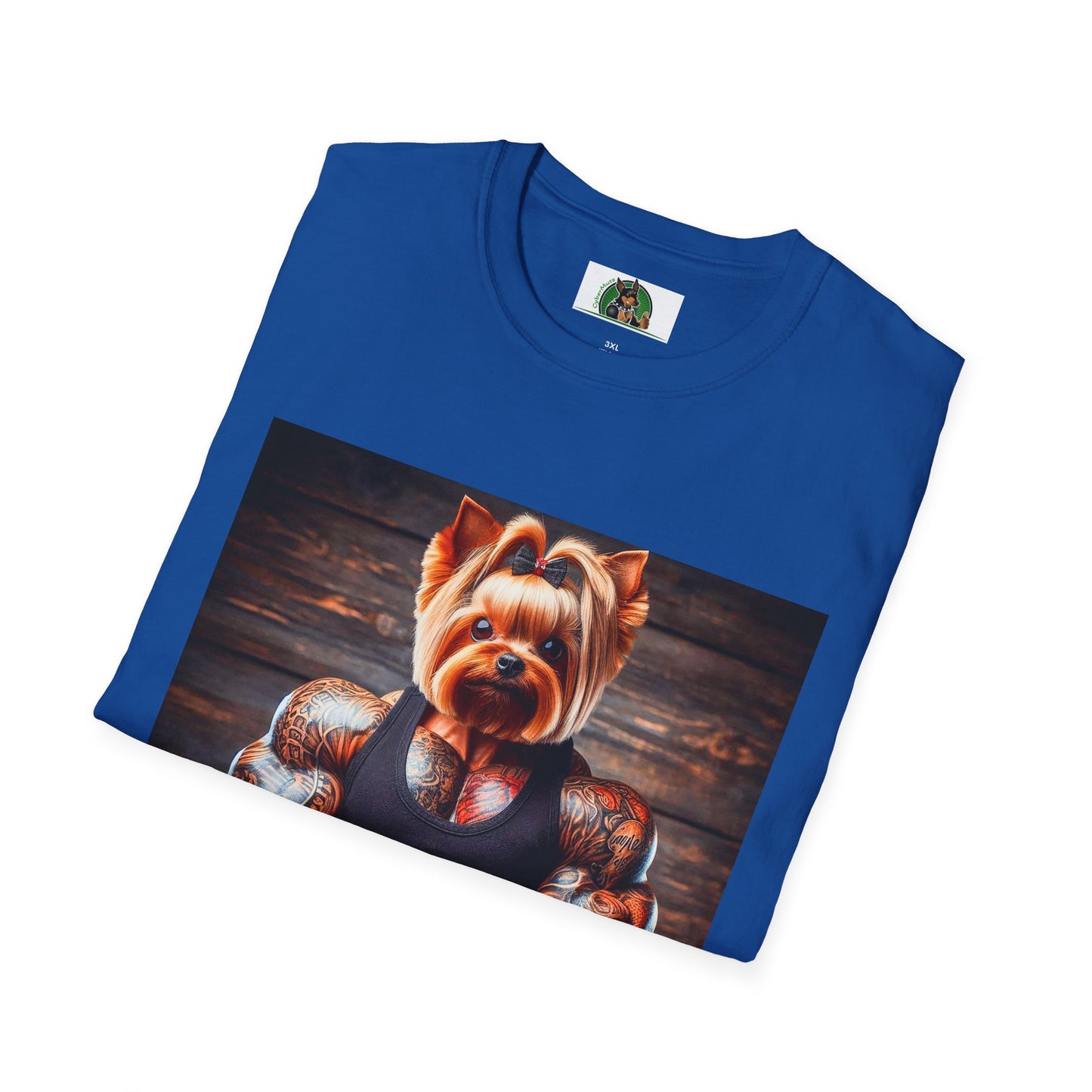 Yorkie gym rat shirt T-Shirt Printify
