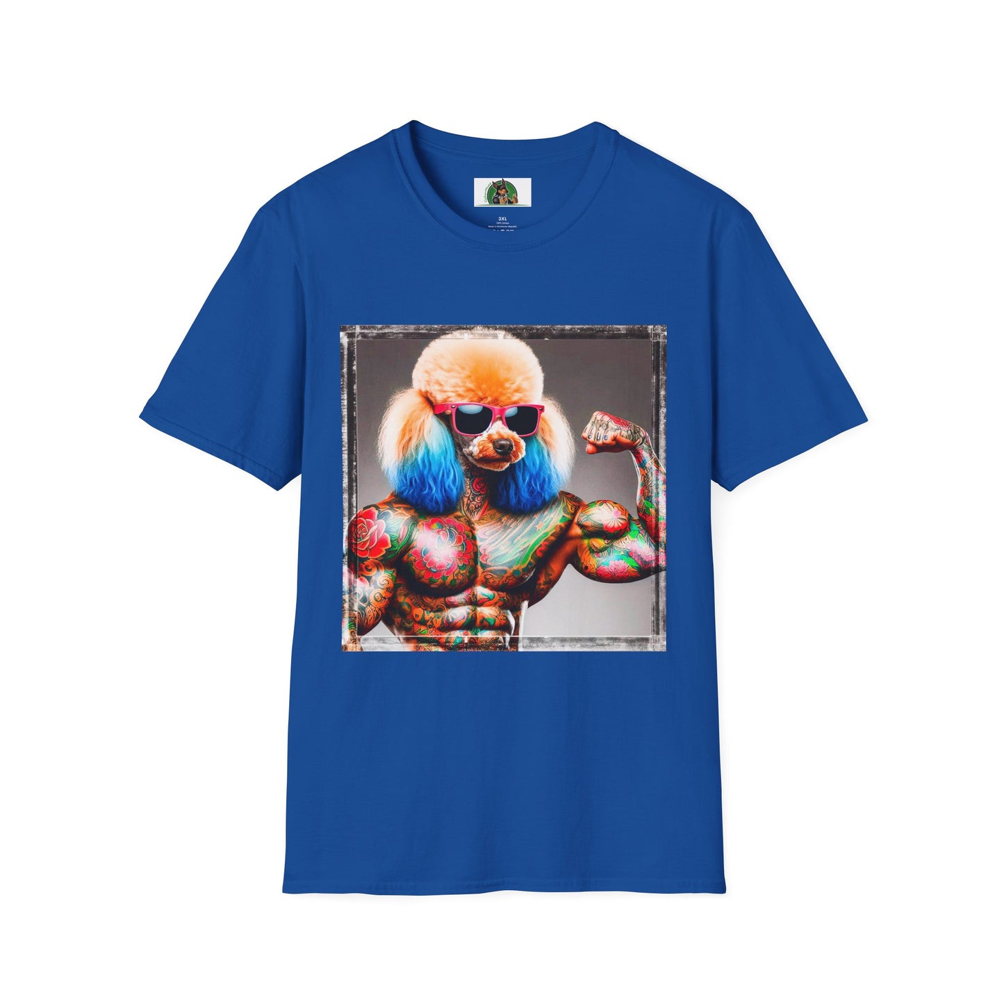 Poodle personal trainer shirt T-Shirt Printify XS Royal