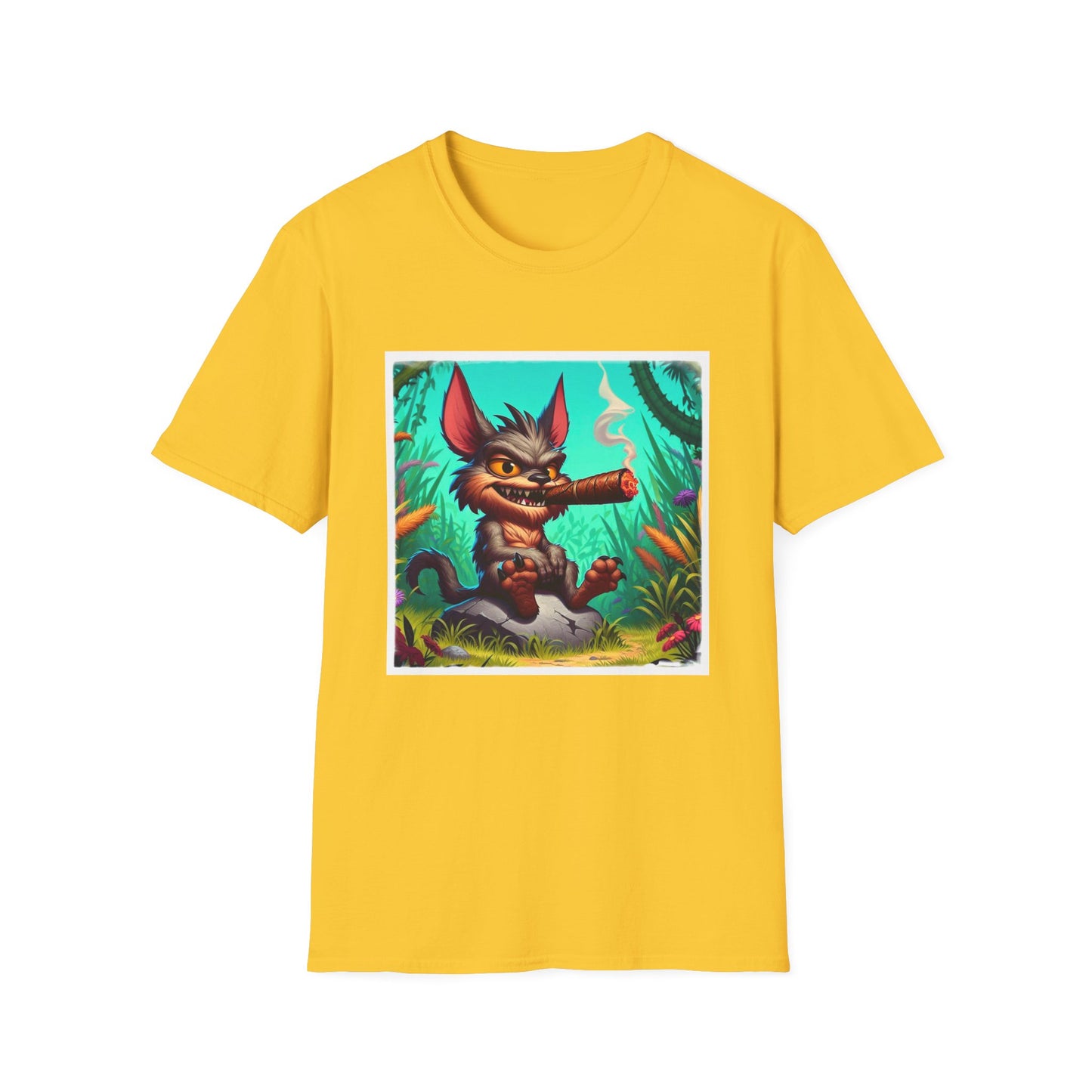 Chupacabra skipping t shirt T-Shirt Printify S Daisy