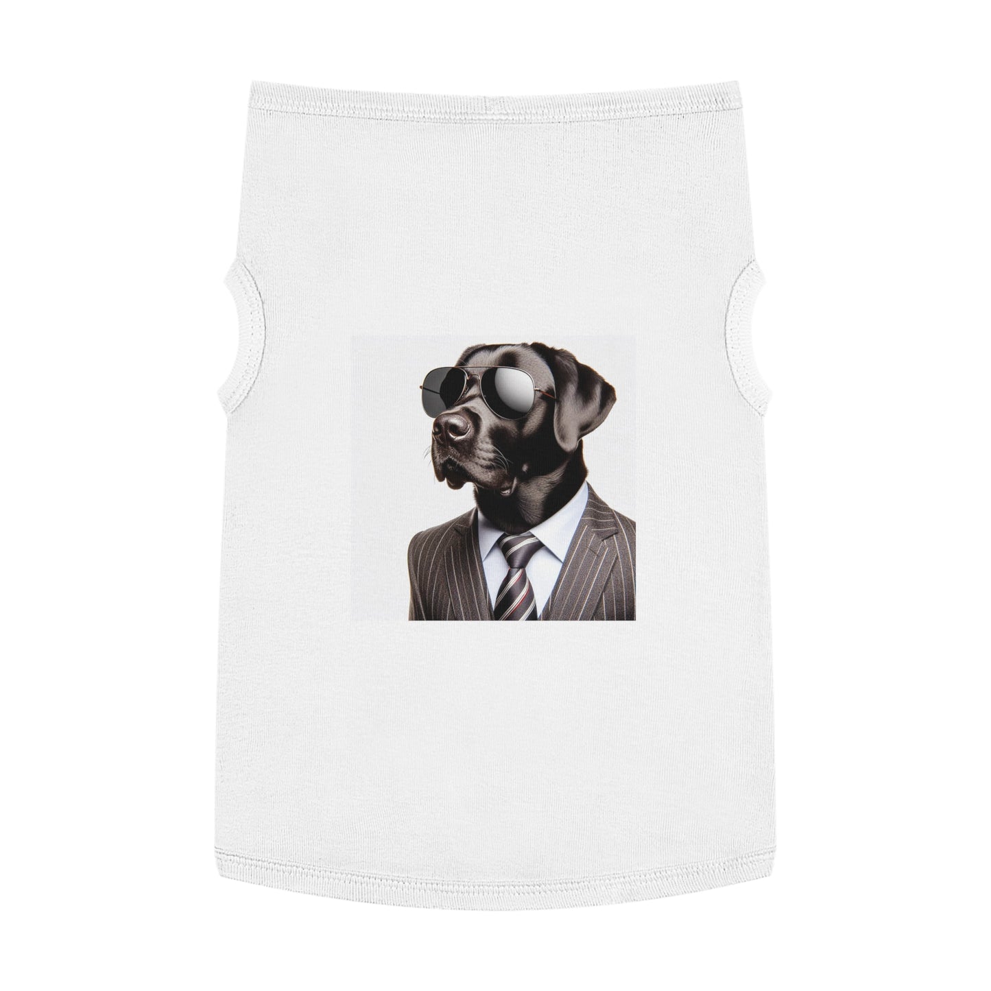 Labrador Retriever serious professional shirt Pets Printify XL White