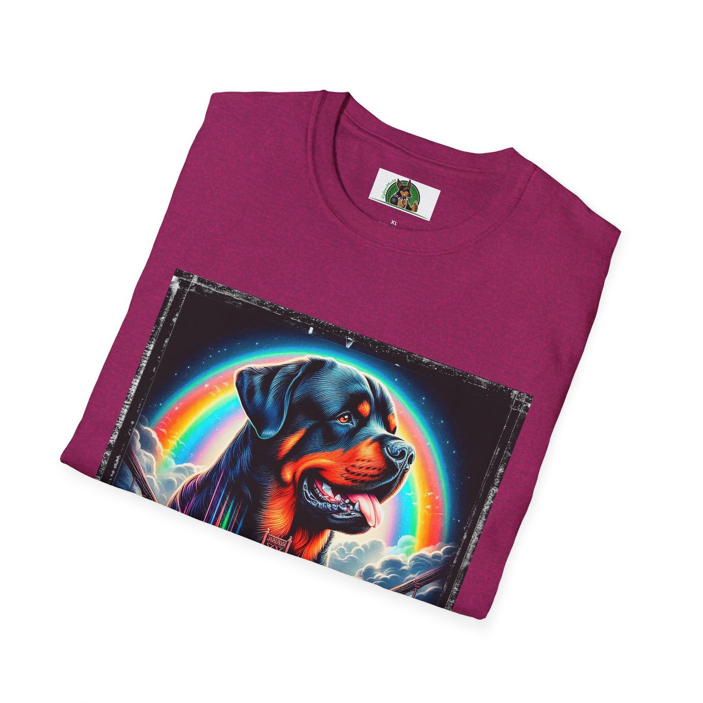 Rottweiler colorful rainbow