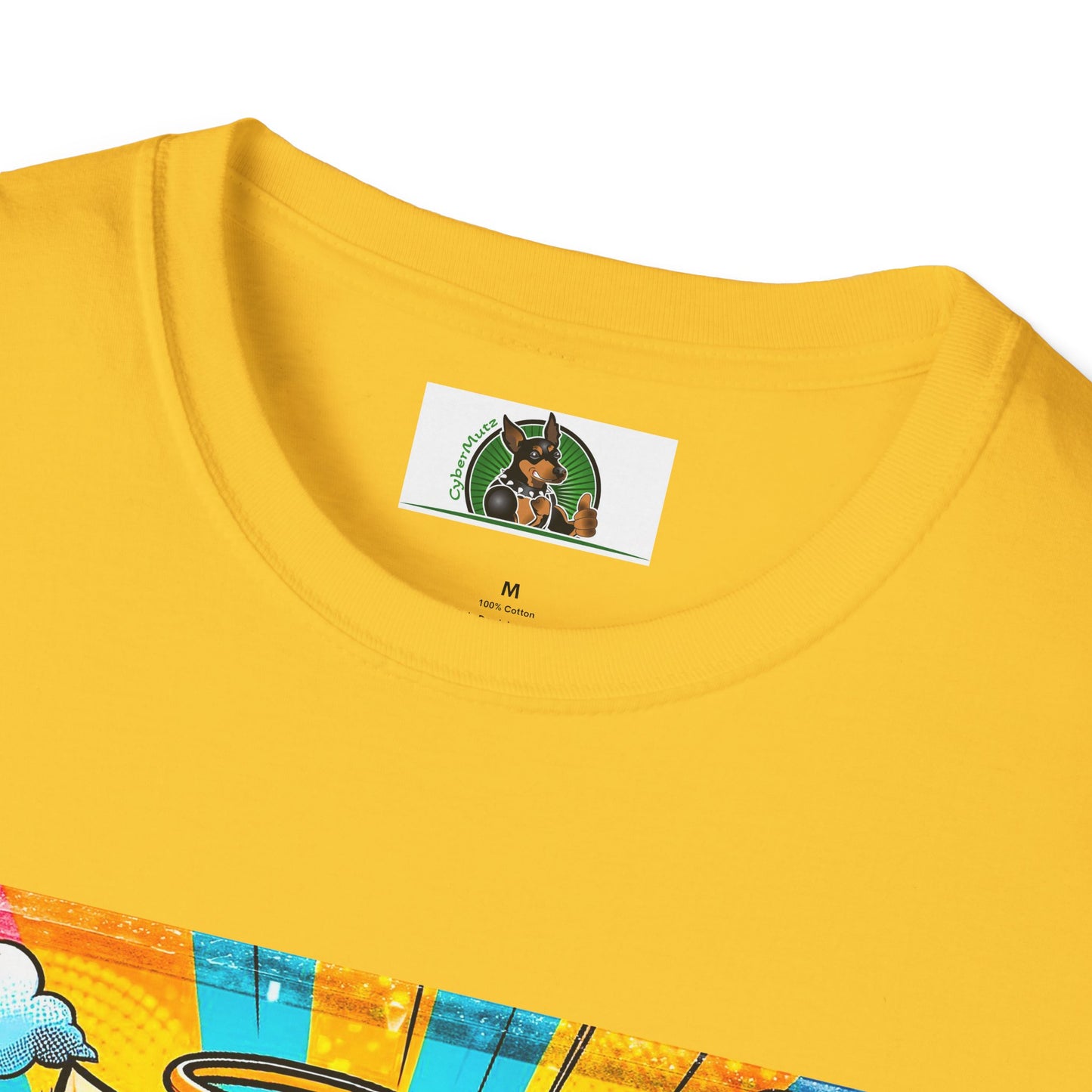 Yorkie pop art clouds shirt
