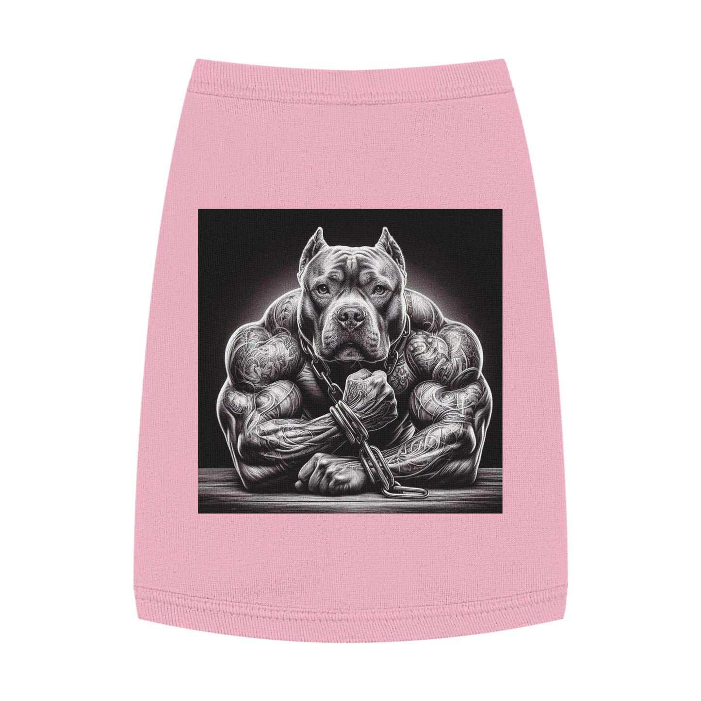 Pet Tank Top Pit Bull gym rat Pets Printify M Pink