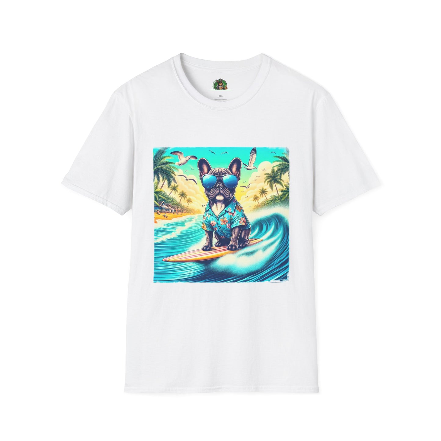 French Bulldog T-Shirt Printify XS White