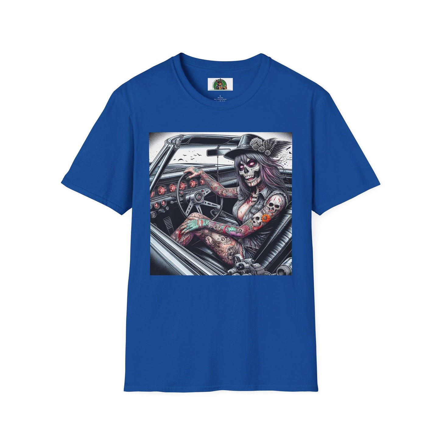 Zombie Girl T-Shirt Printify S Royal
