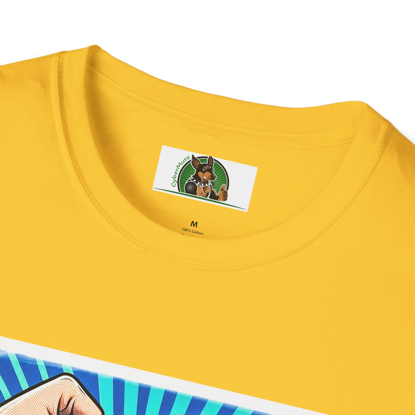 Dalmatian arm flexing t shirt
