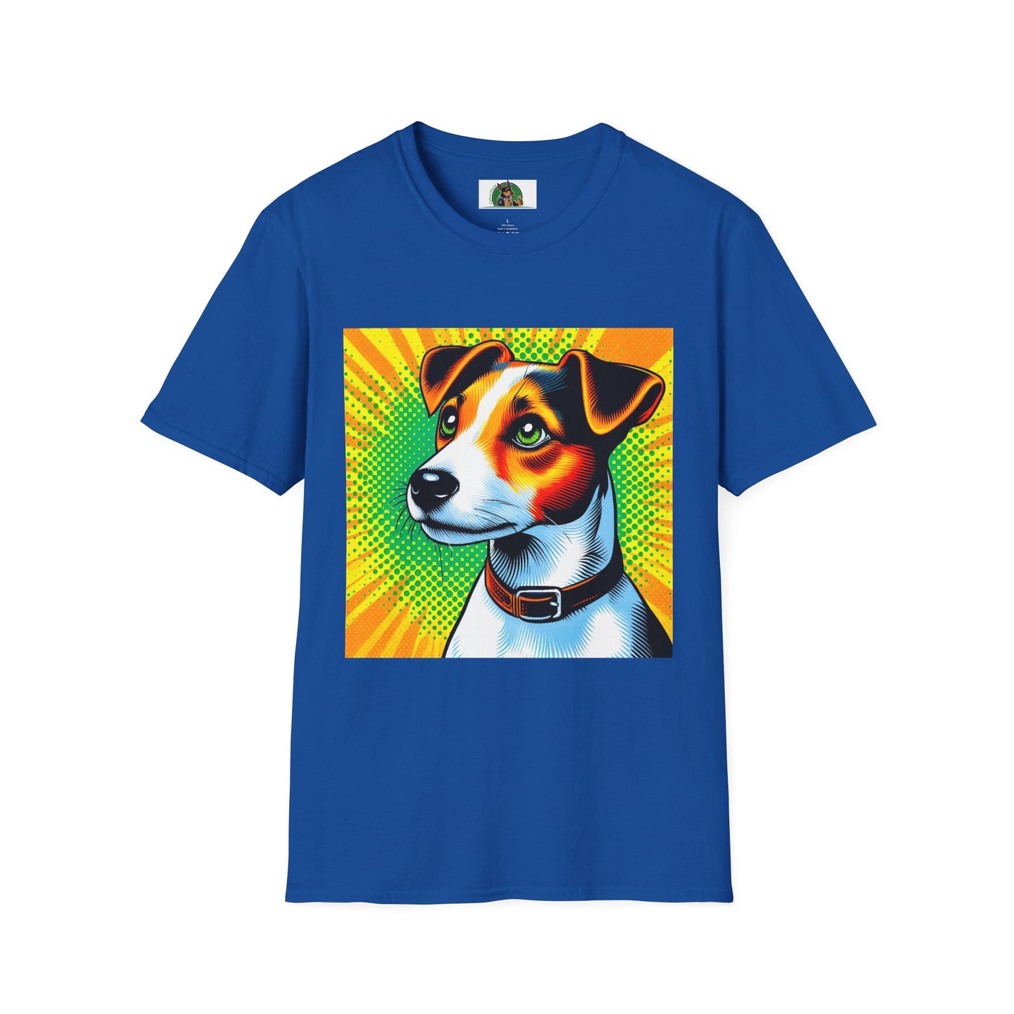 Jack Russell Pop Art T-Shirt Printify S Royal