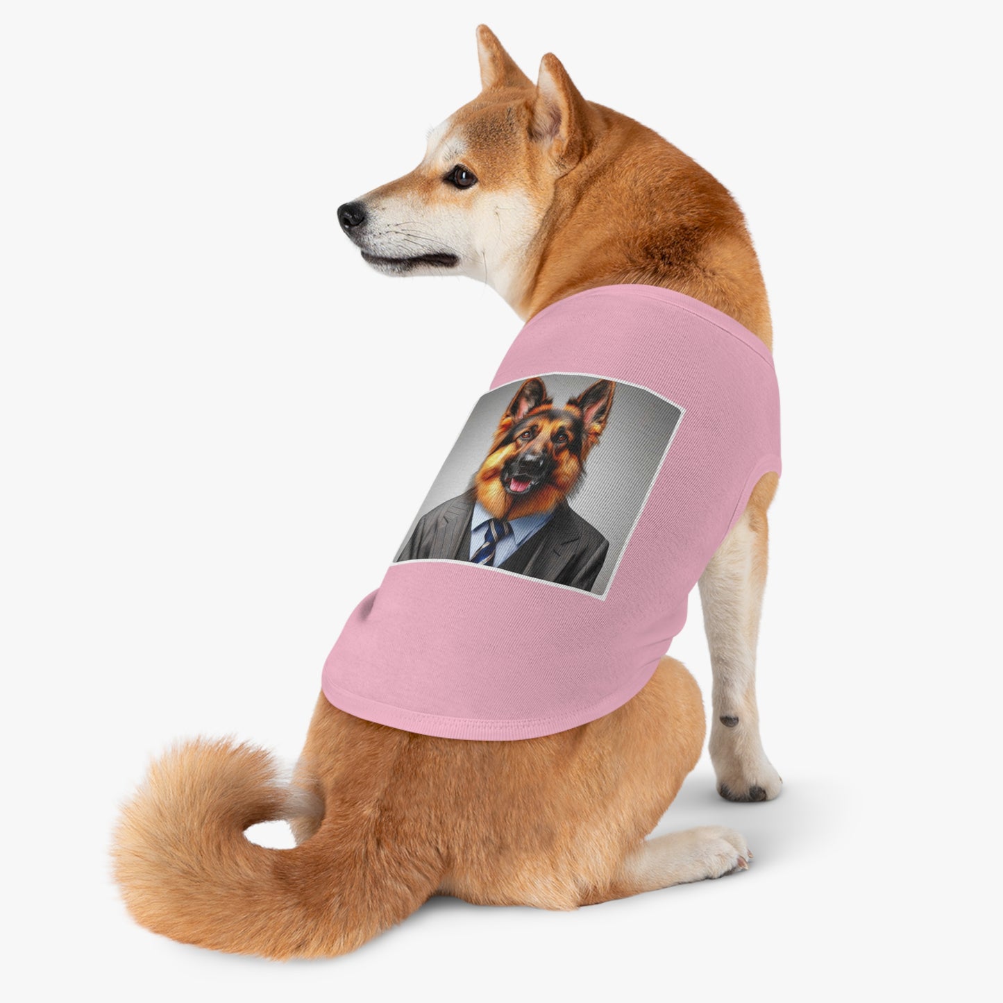 German Shepherd businessman