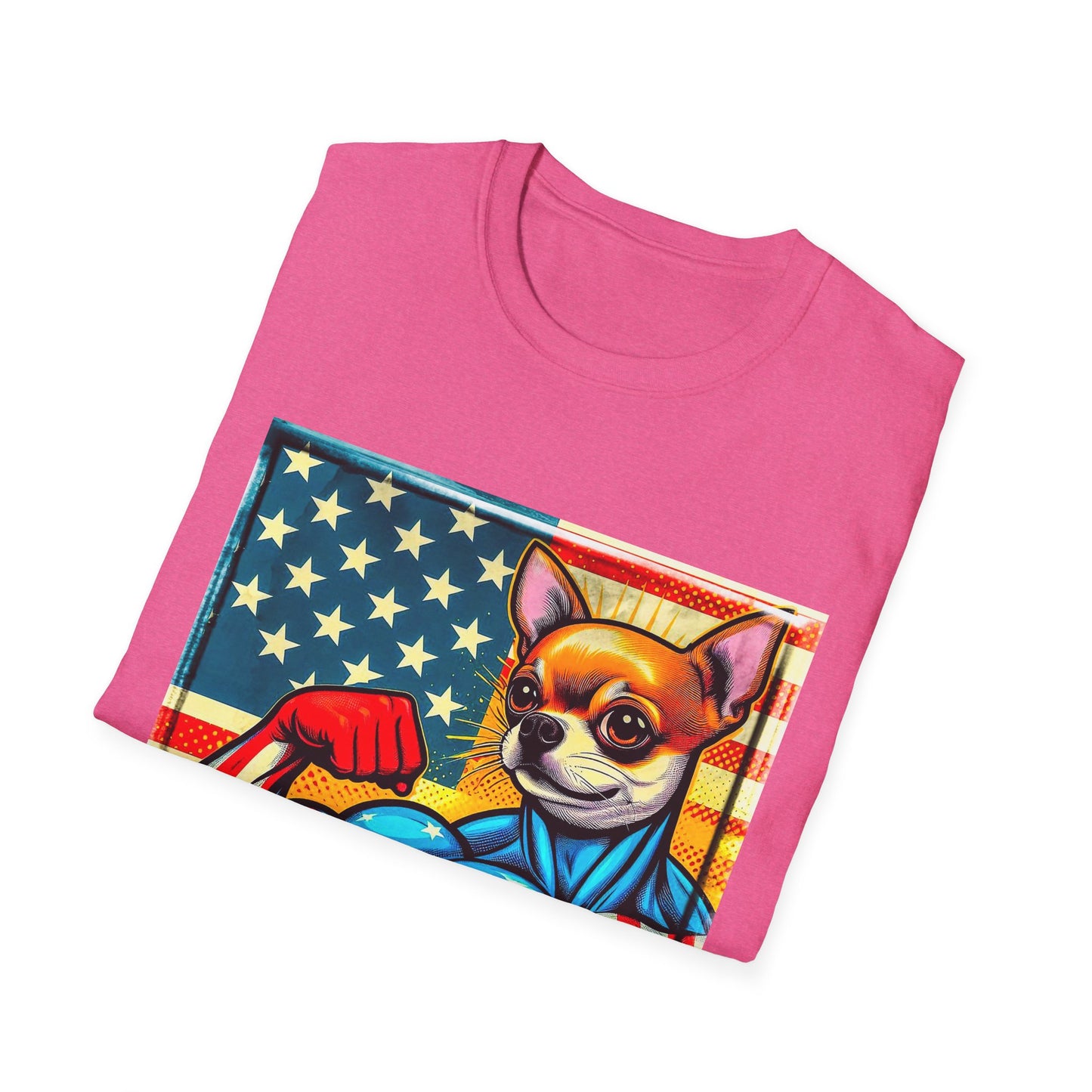 Chihuahua American tough guy t shirt