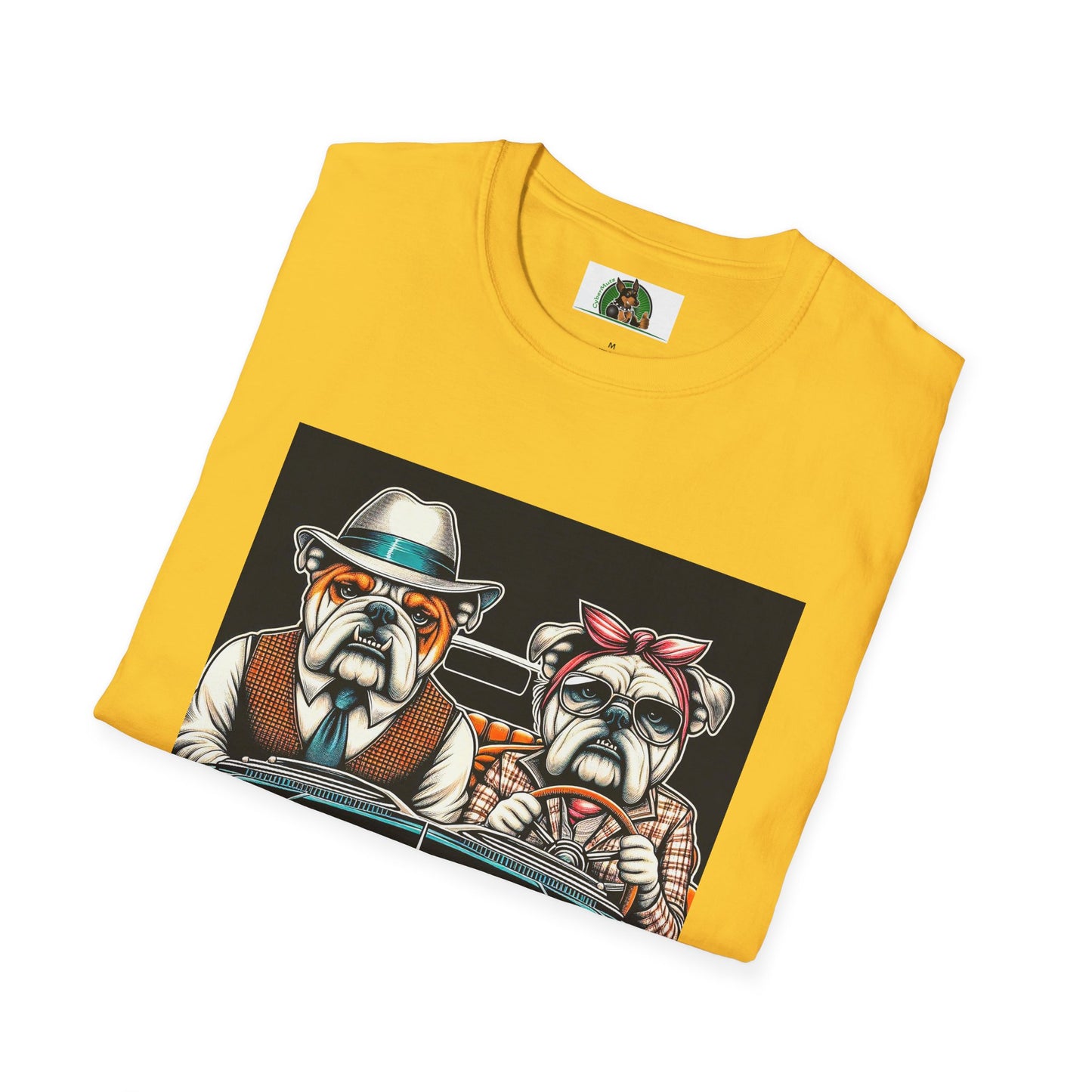 Wacky Bulldog 20s couple t shirt