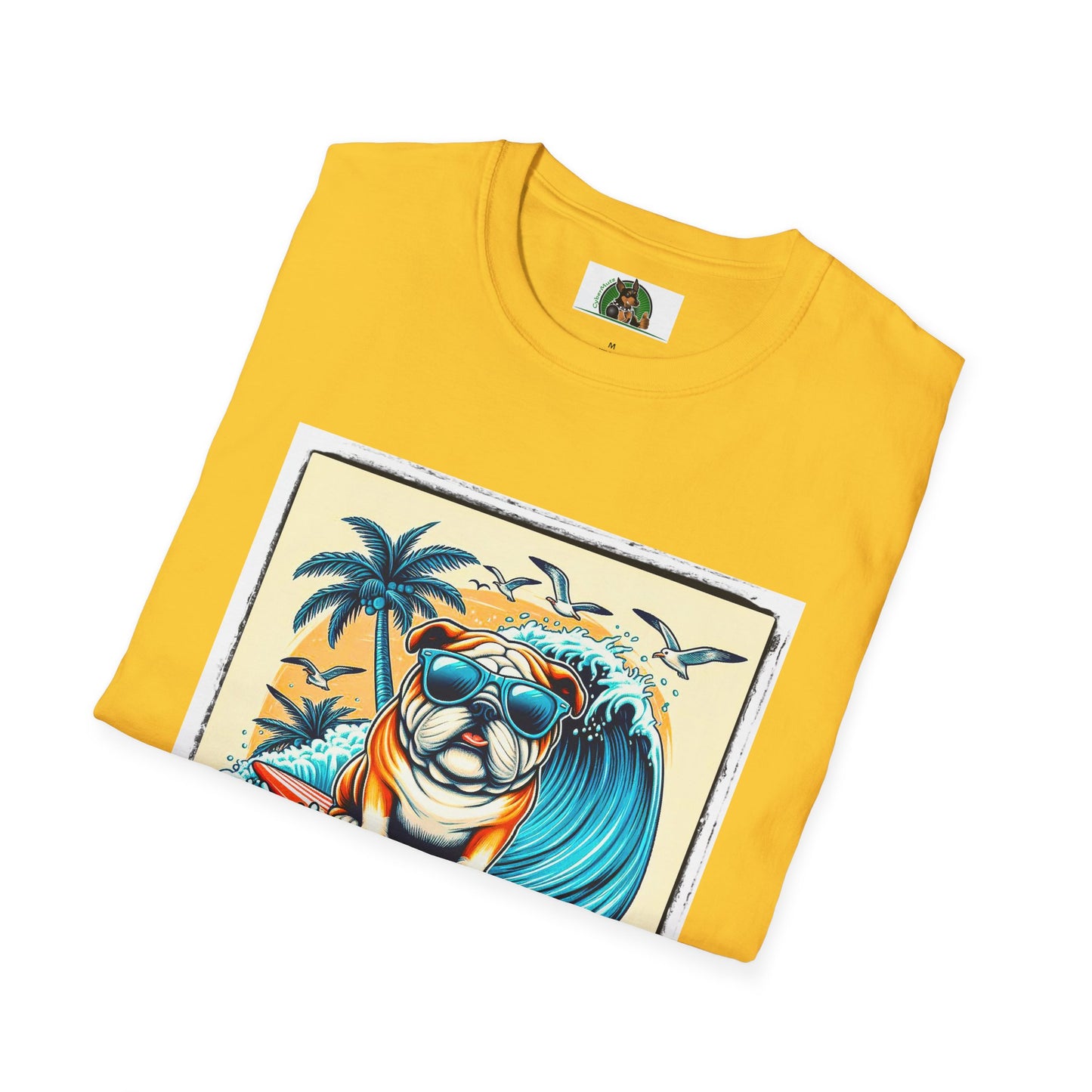 Bulldog Palm Springs t shirt