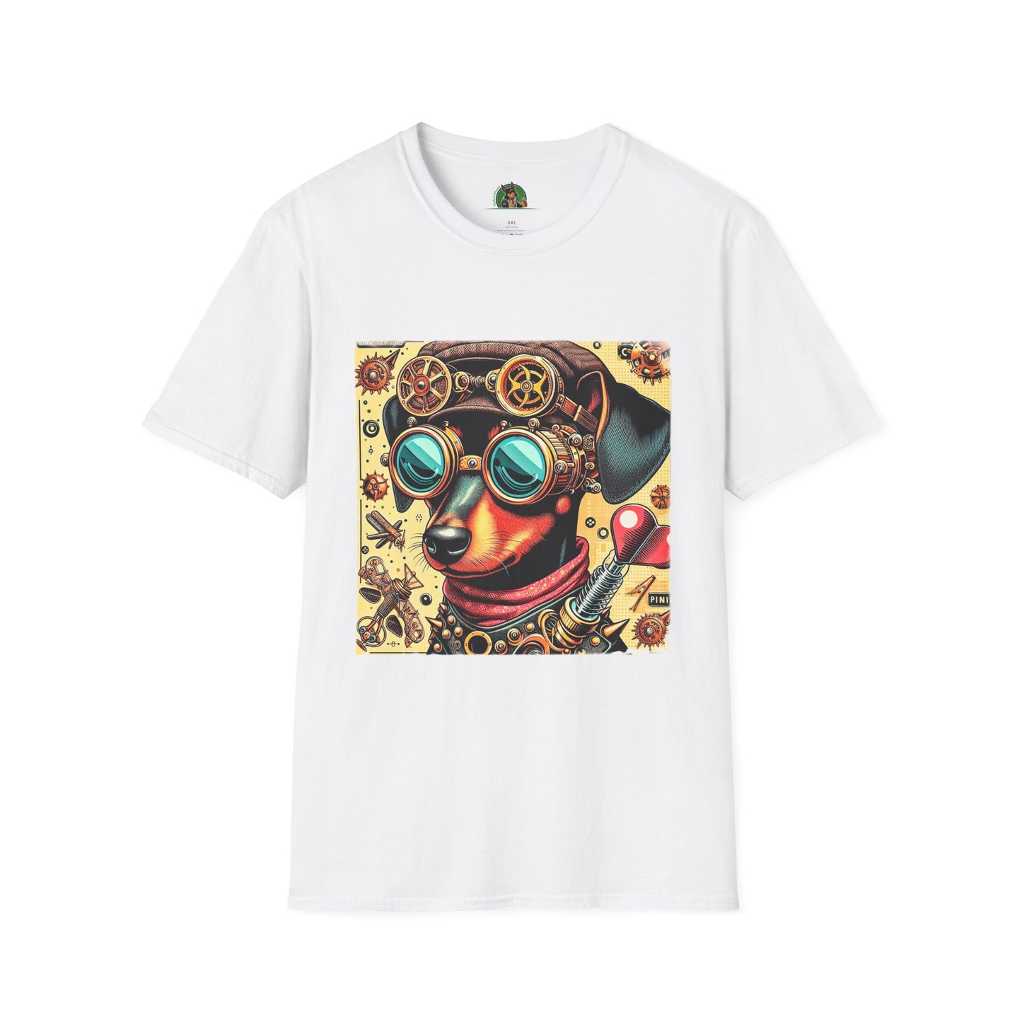 Min Pin T-Shirt steam punk fun T-Shirt Printify XS White