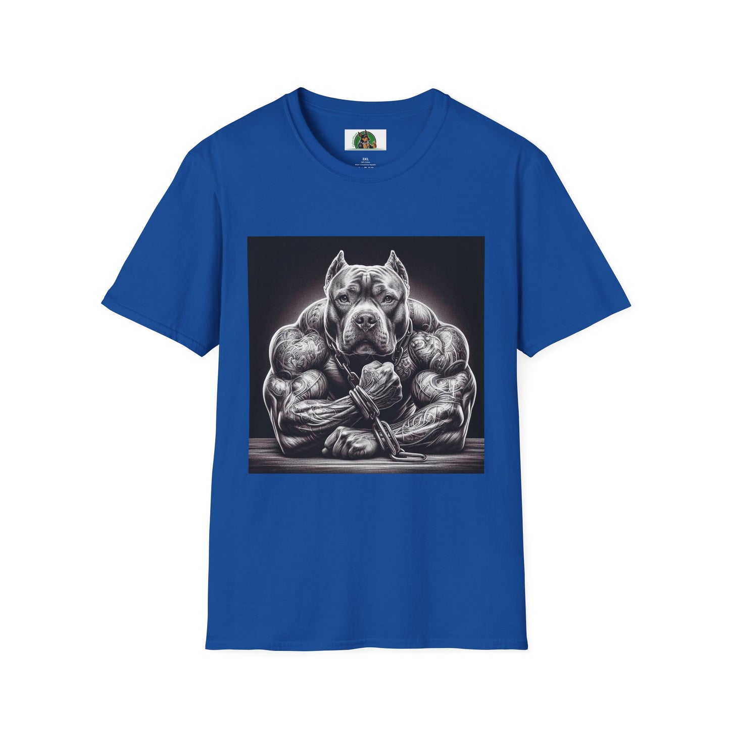 Pit Bull arm day shirt T-Shirt Printify XS Royal