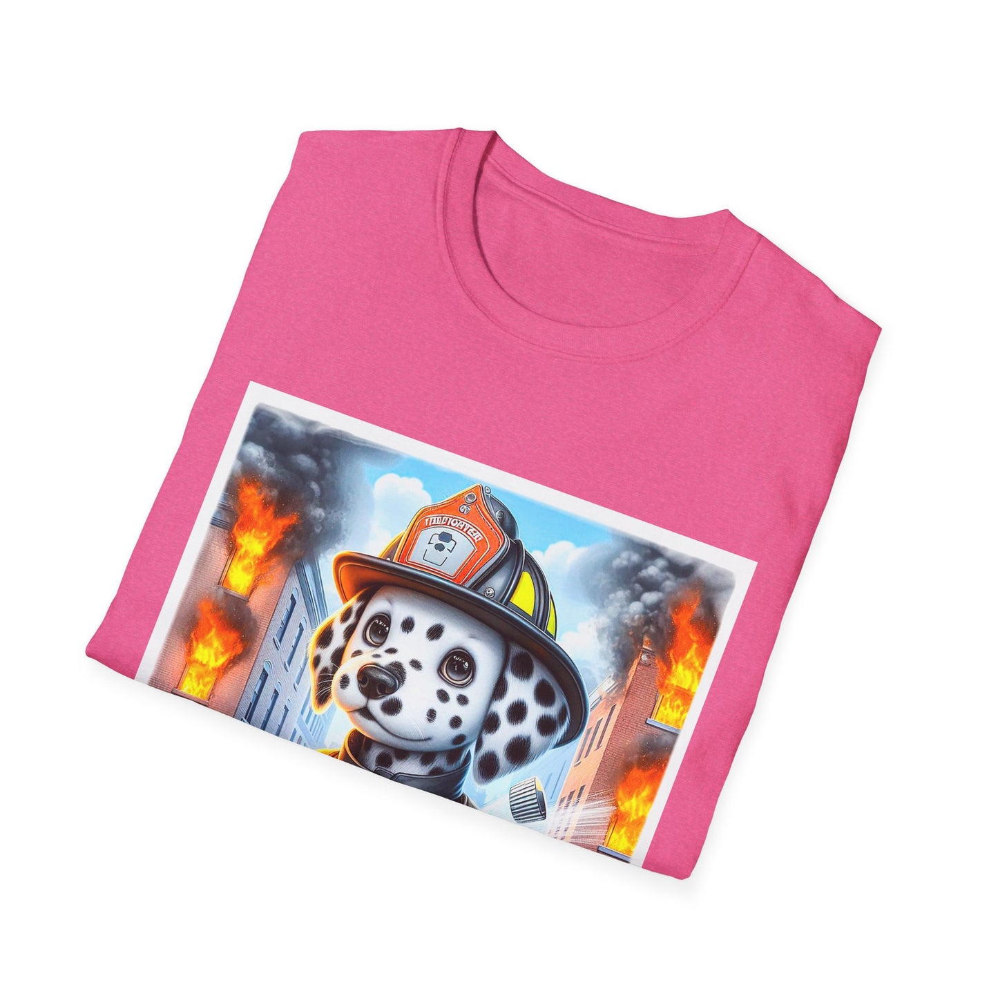 Dalmatian baby fireman t shirt