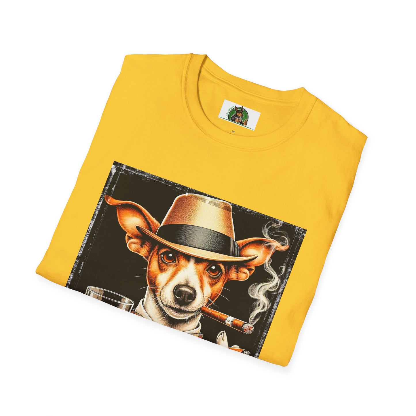 Rat Terrier T-Shirt cigars and whiskey