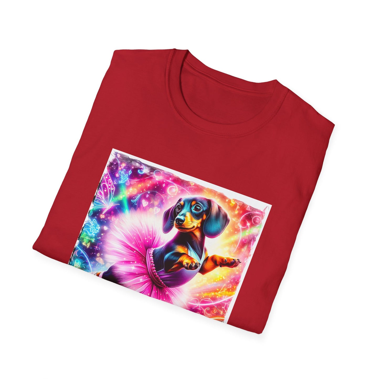 Dachshund pretty ballerina t shirt