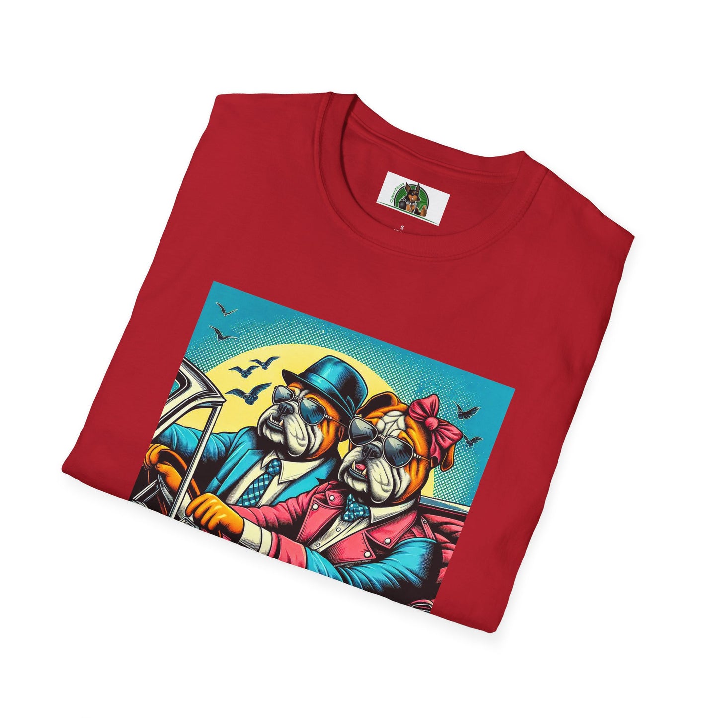 Wacky Bulldog couple t shirt