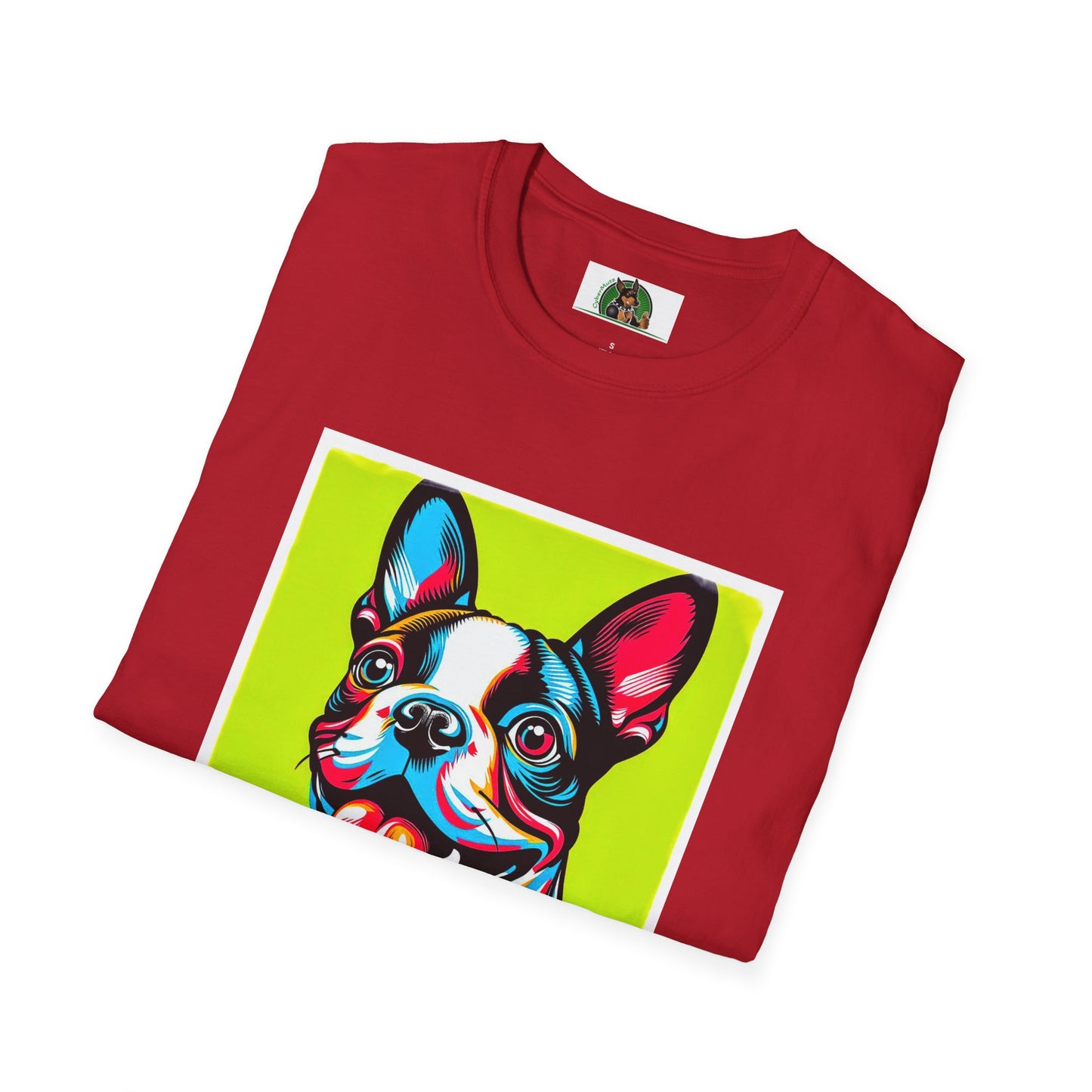 Boston Terrier Pop Art TShirt T-Shirt Printify