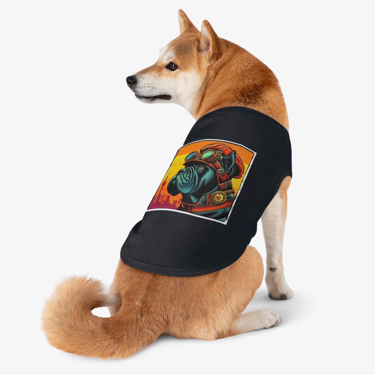 Pet Tank Top Cane Corso Steampunk Pets Printify