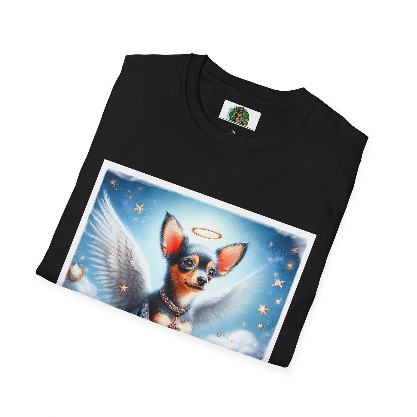 Min Pin T-Shirt pretty Angel T-Shirt Printify
