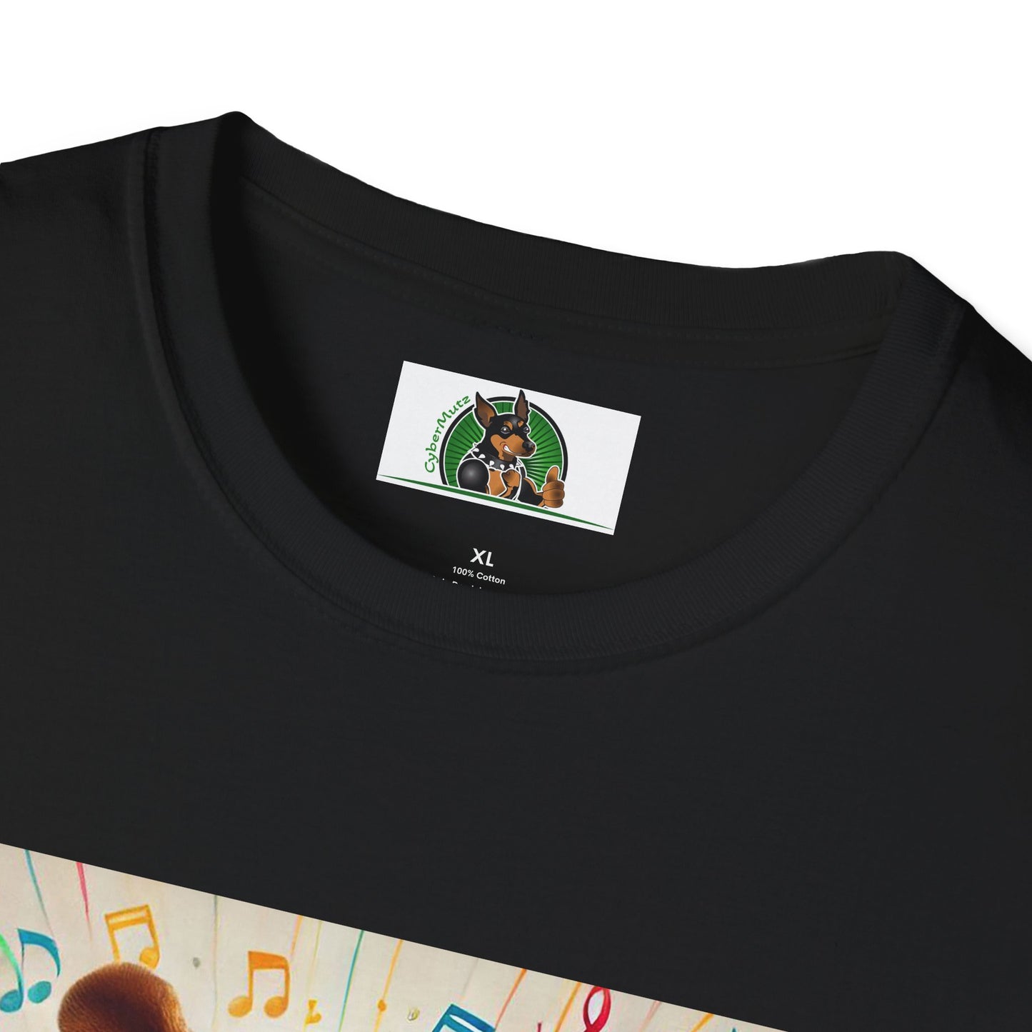 Beagle Dancing T-Shirt - Unisex Softstyle Tee T-Shirt Printify