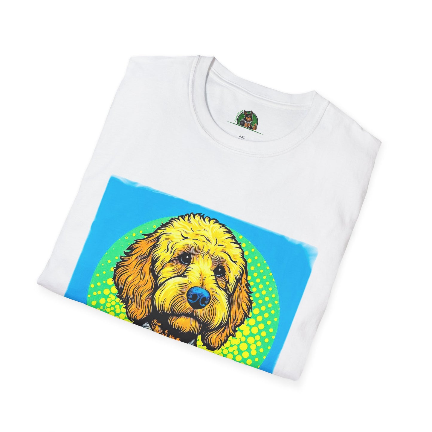 Golden Doodle businessman t shirt T-Shirt Printify