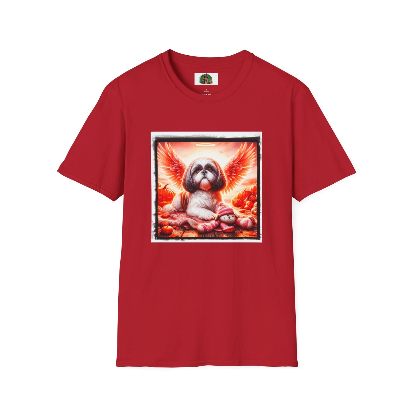 Shih Tzu heavenly sngel shirt T-Shirt Printify S Cherry Red