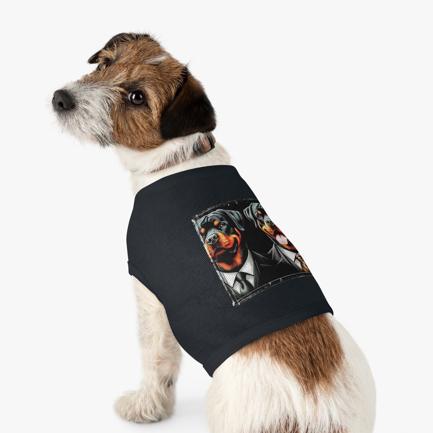 Pet Tank Top Rottie two suits Pets Printify