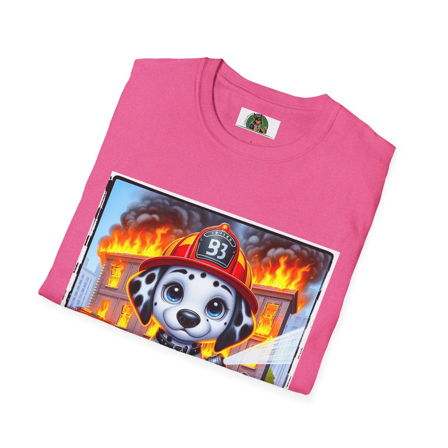 Dalmatian blazing fire t shirt