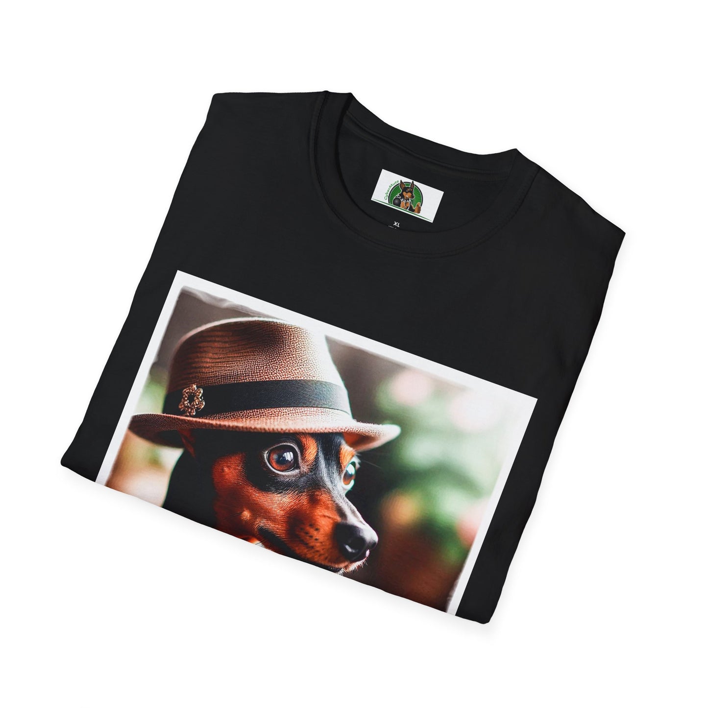 Min Pin T-Shirt handsome fellow T-Shirt Printify