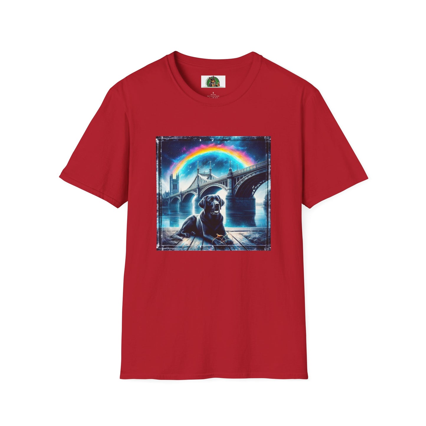 Labrador Retriever T-Shirt Printify S Cherry Red