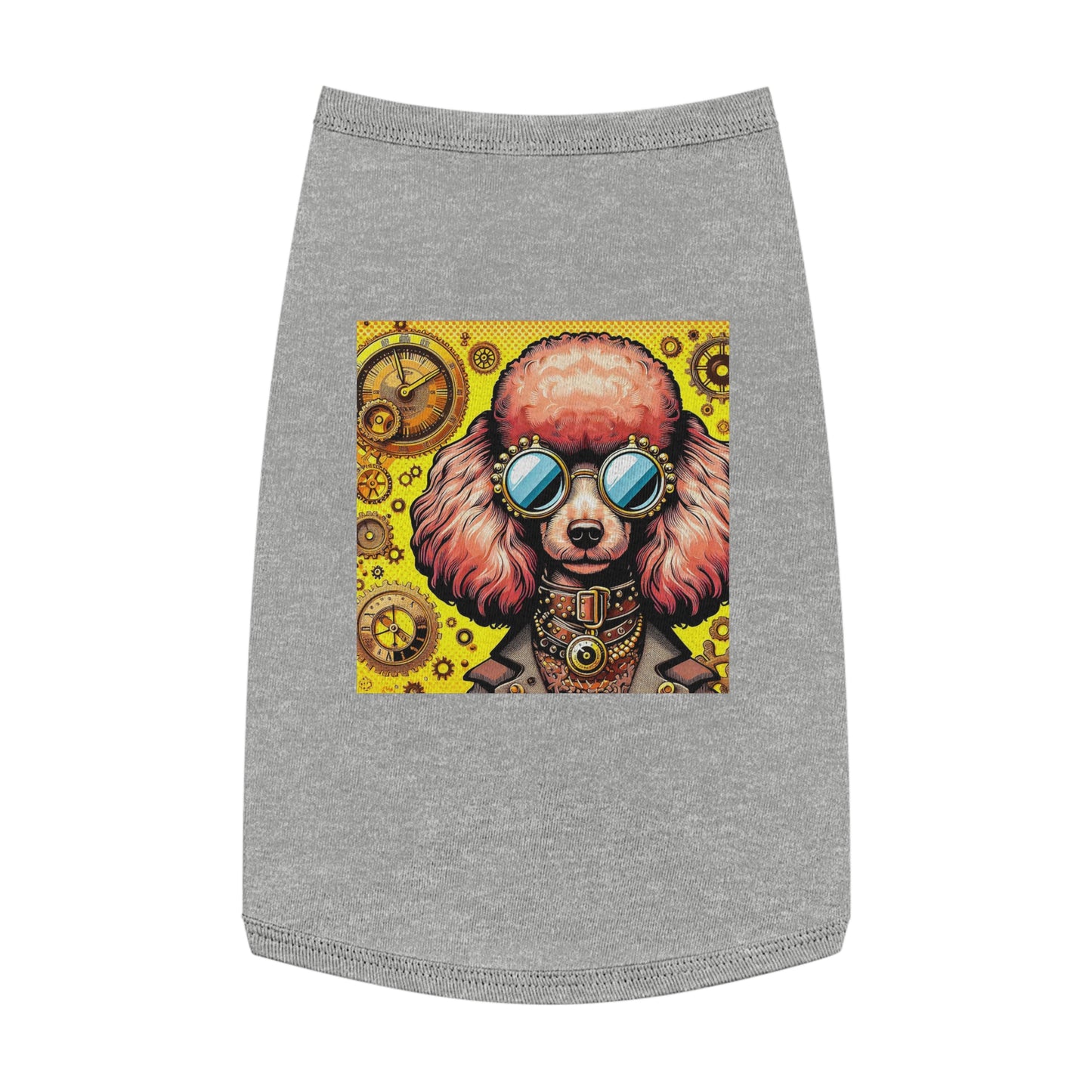 Pet Tank Top Poodle Pets Printify L Heather