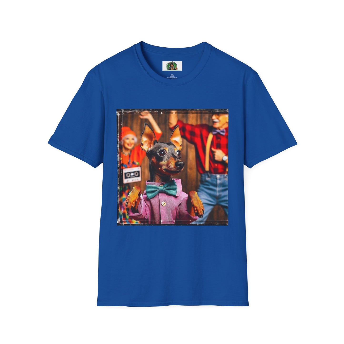 Min Pin T-Shirt party fun T-Shirt Printify XS Royal
