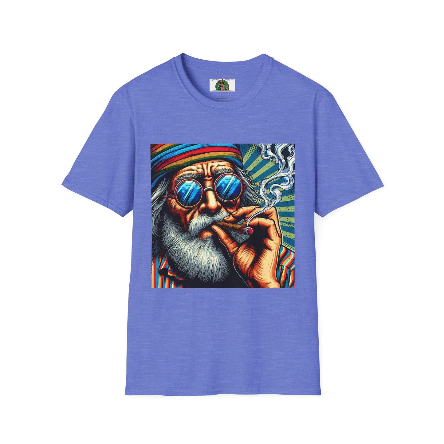 Smoke it up Wacky Dude T-Shirt Printify Heather Royal S