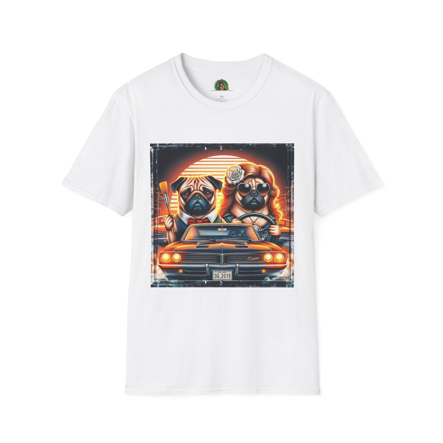 Wacky Pugs T-Shirt Printify XS White