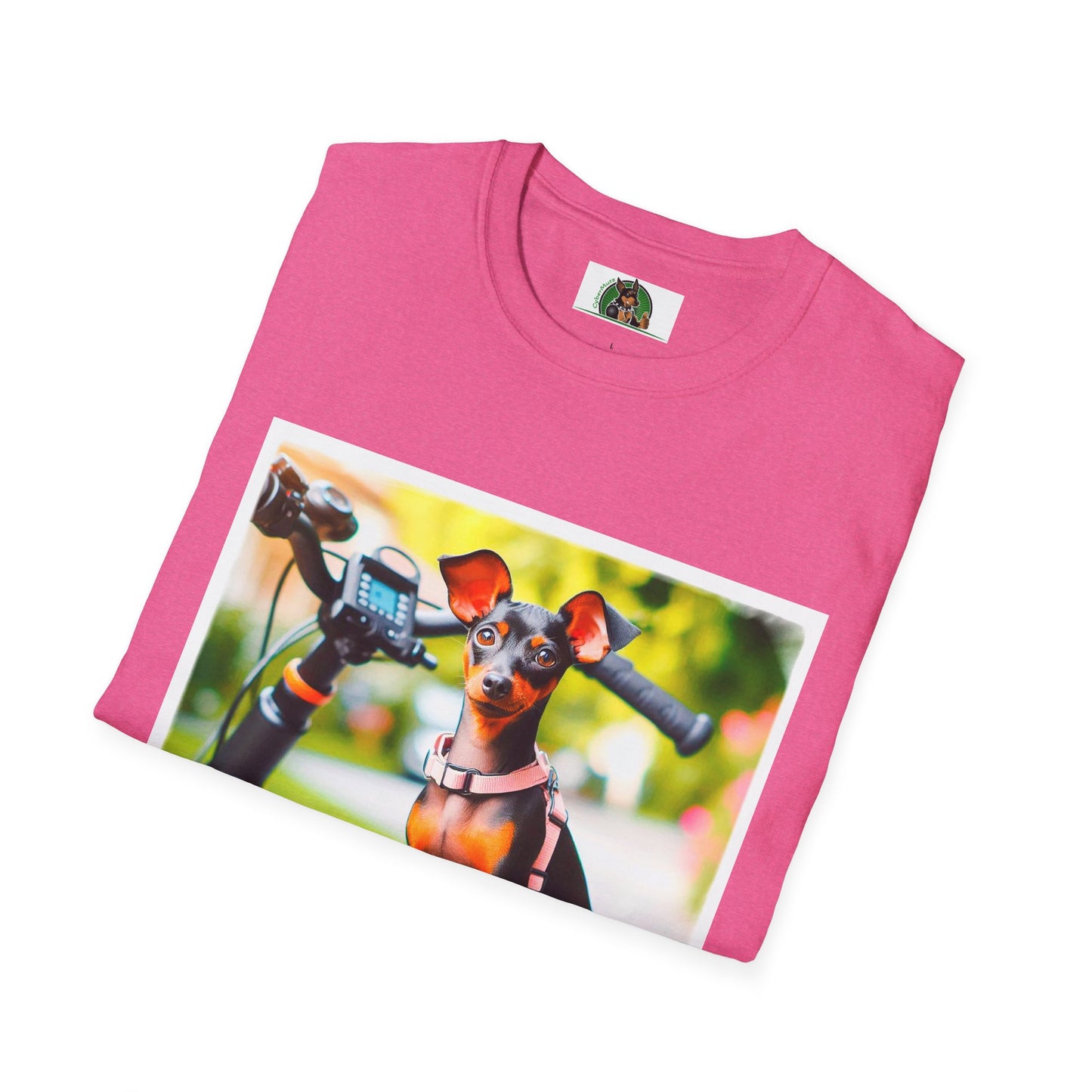 Min Pin T-Shirt bike riding