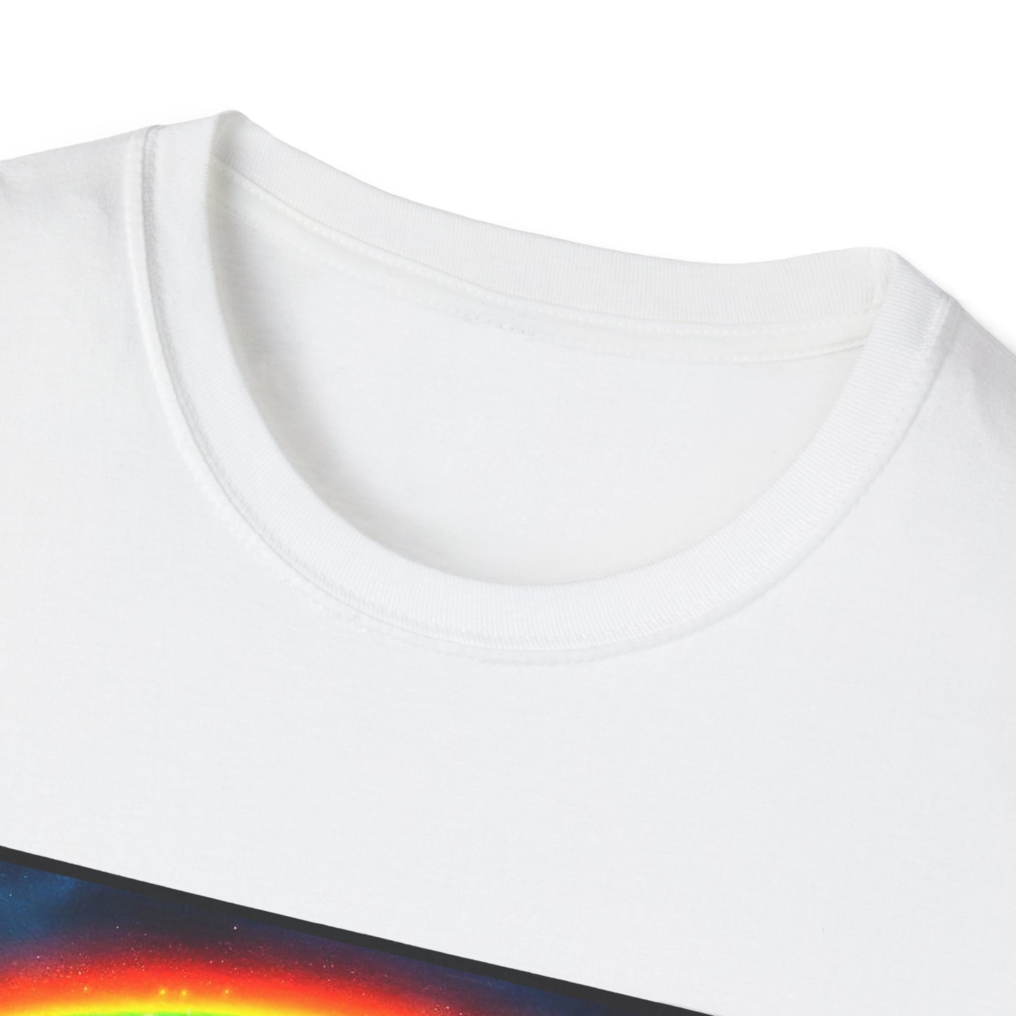 Cavalier King Charles Spaniel Rainbow Bridge TShirt T-Shirt Printify