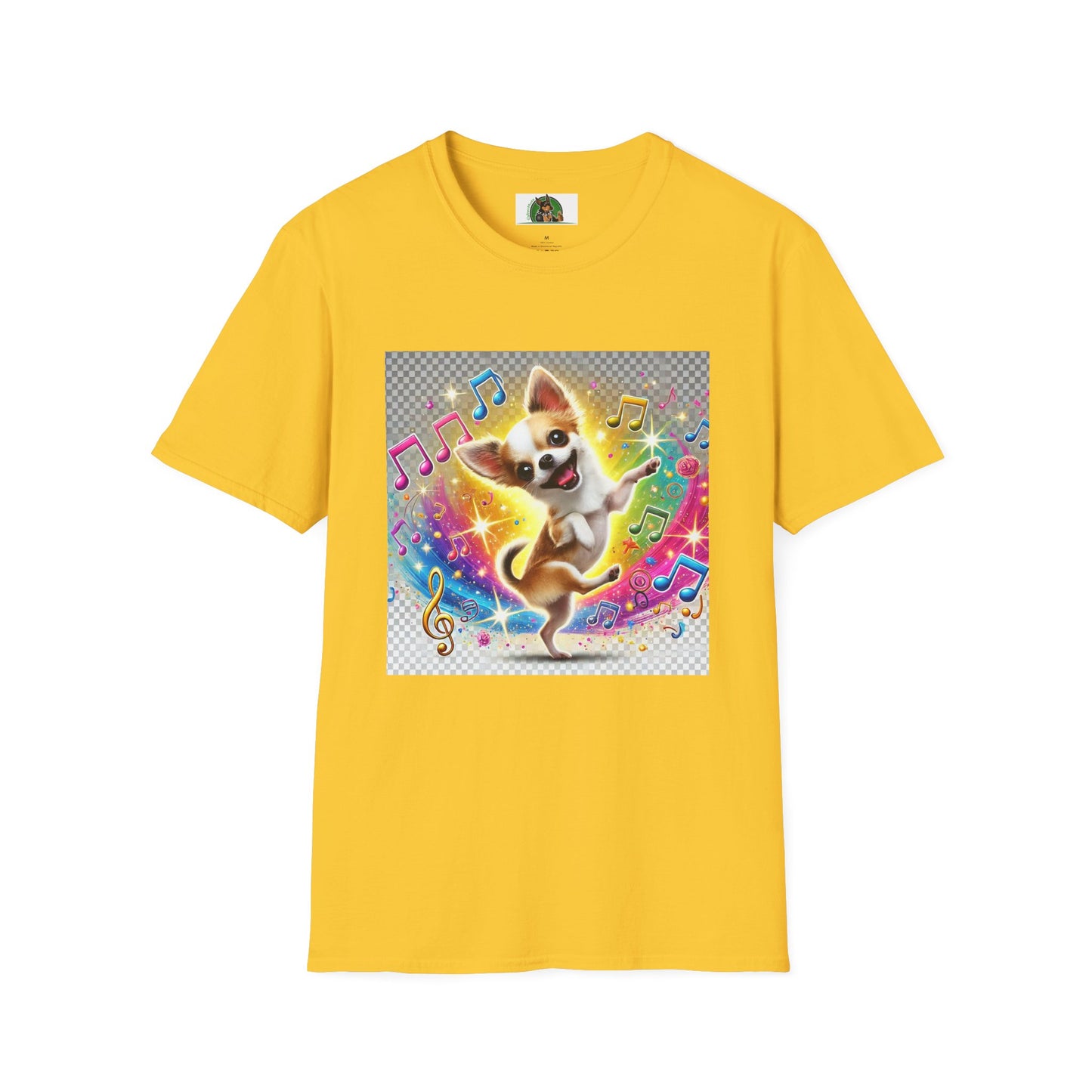 Dancing funny Dog Chihuahua t shirt T-Shirt Printify S Daisy