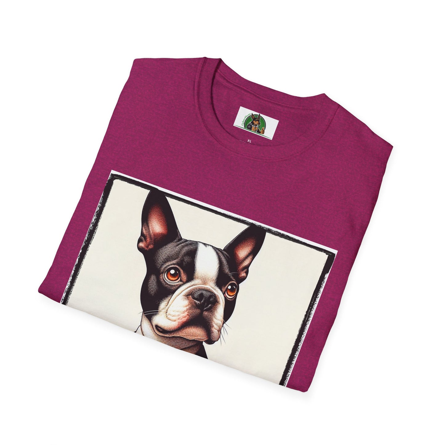 Boston Terrier Dog In Suit T-Shirt Printify