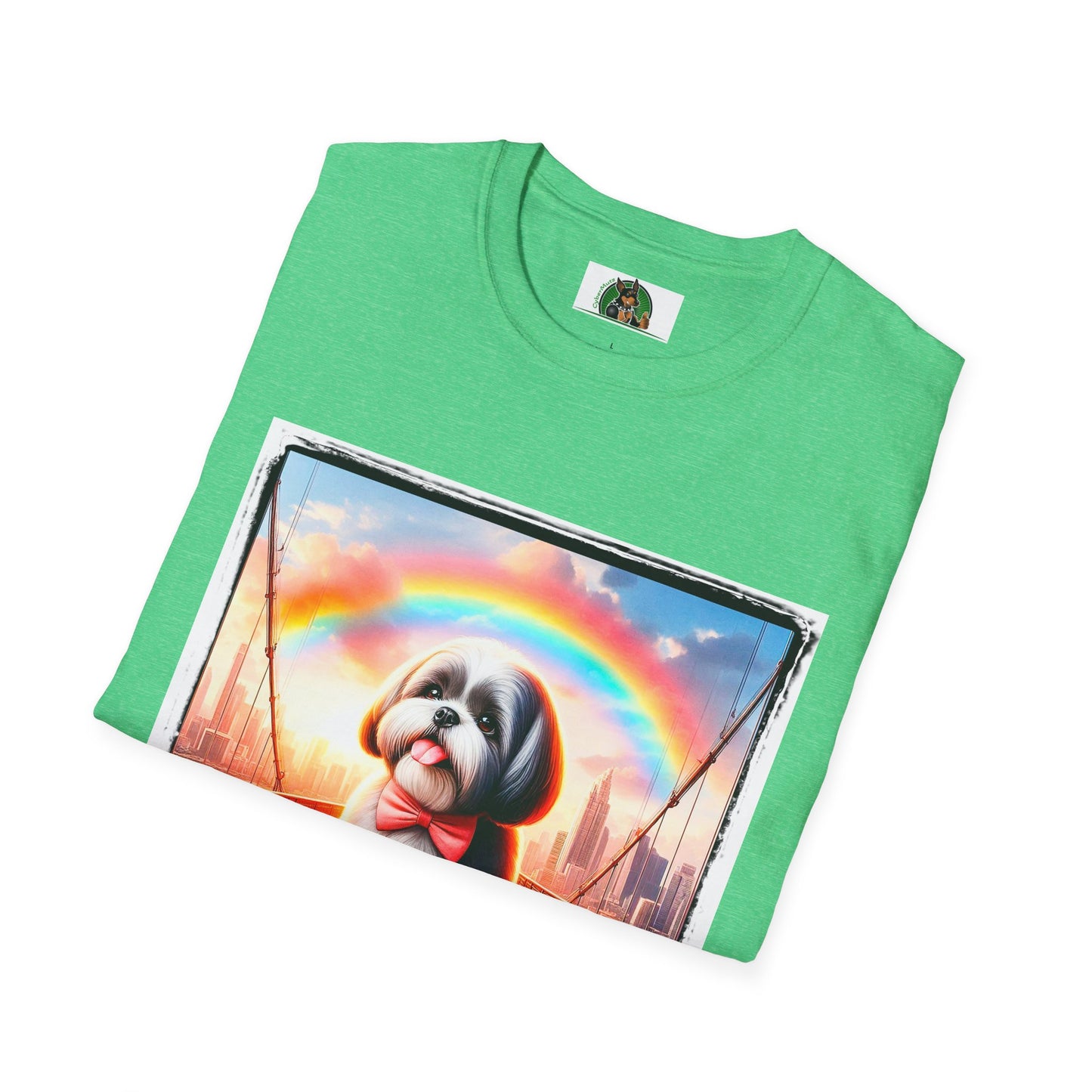 Shih Tzu rainbow shirt
