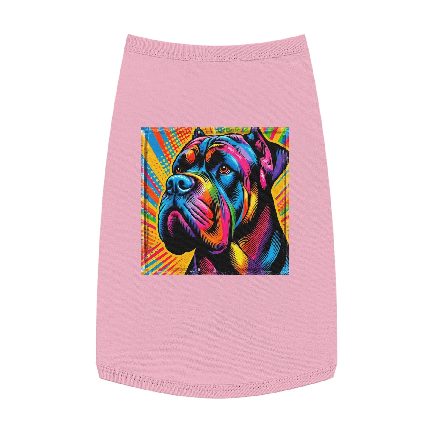Pet Tank Top Cane Corso Pop Art Pets Printify L Pink