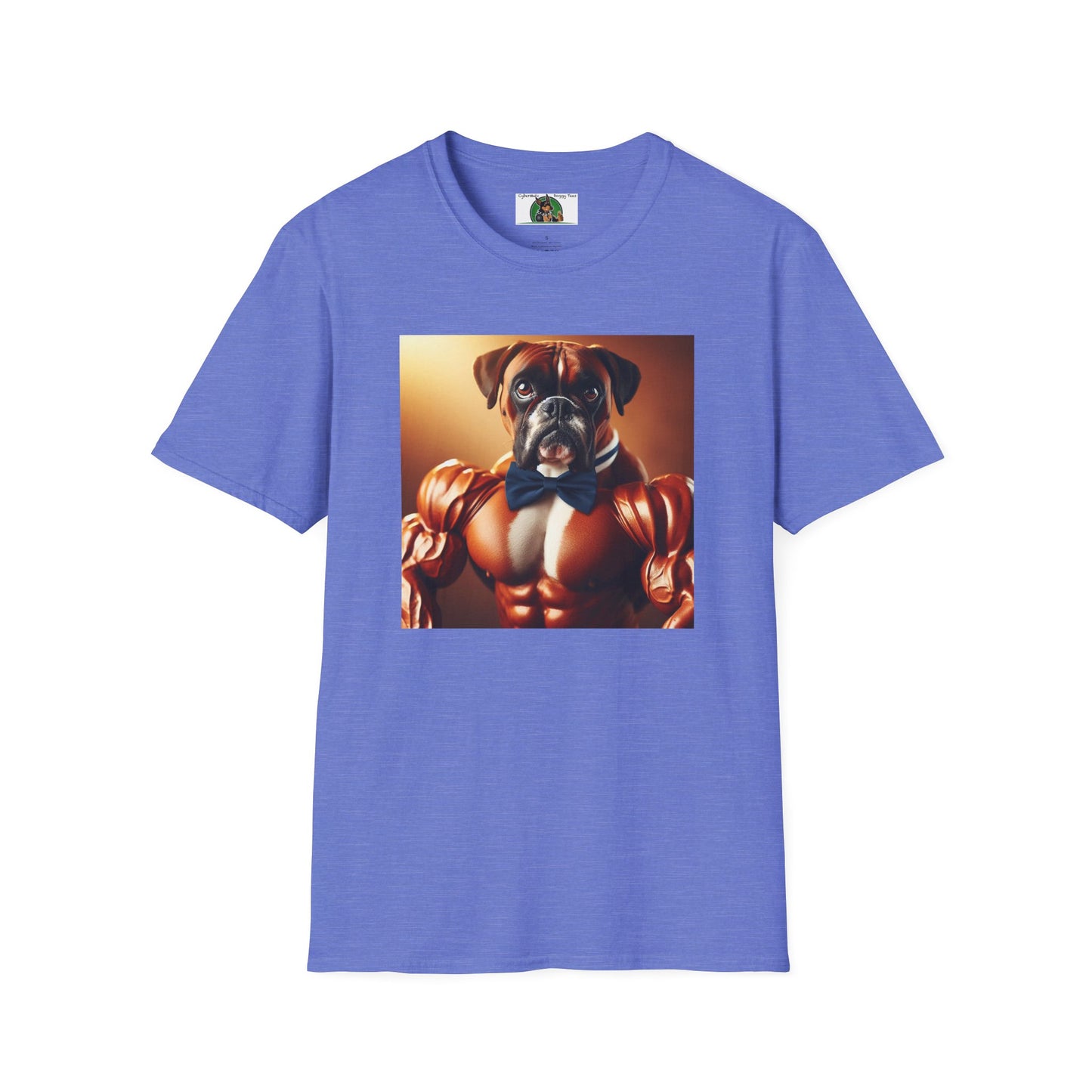 Muscle Boxer Unisex Softstyle T-Shirt T-Shirt Printify S Heather Royal