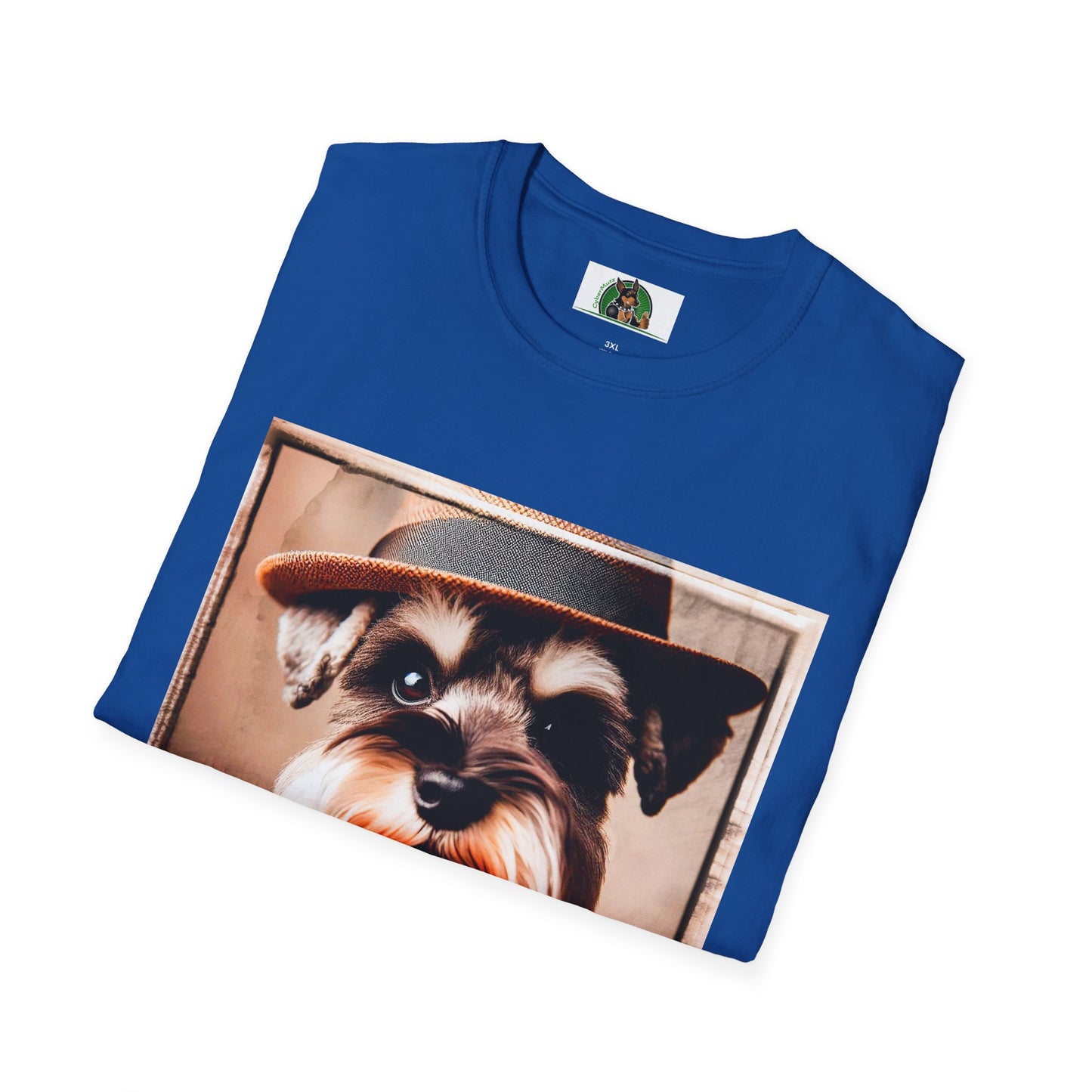 Miniature Schnauzer top hat shirt T-Shirt Printify