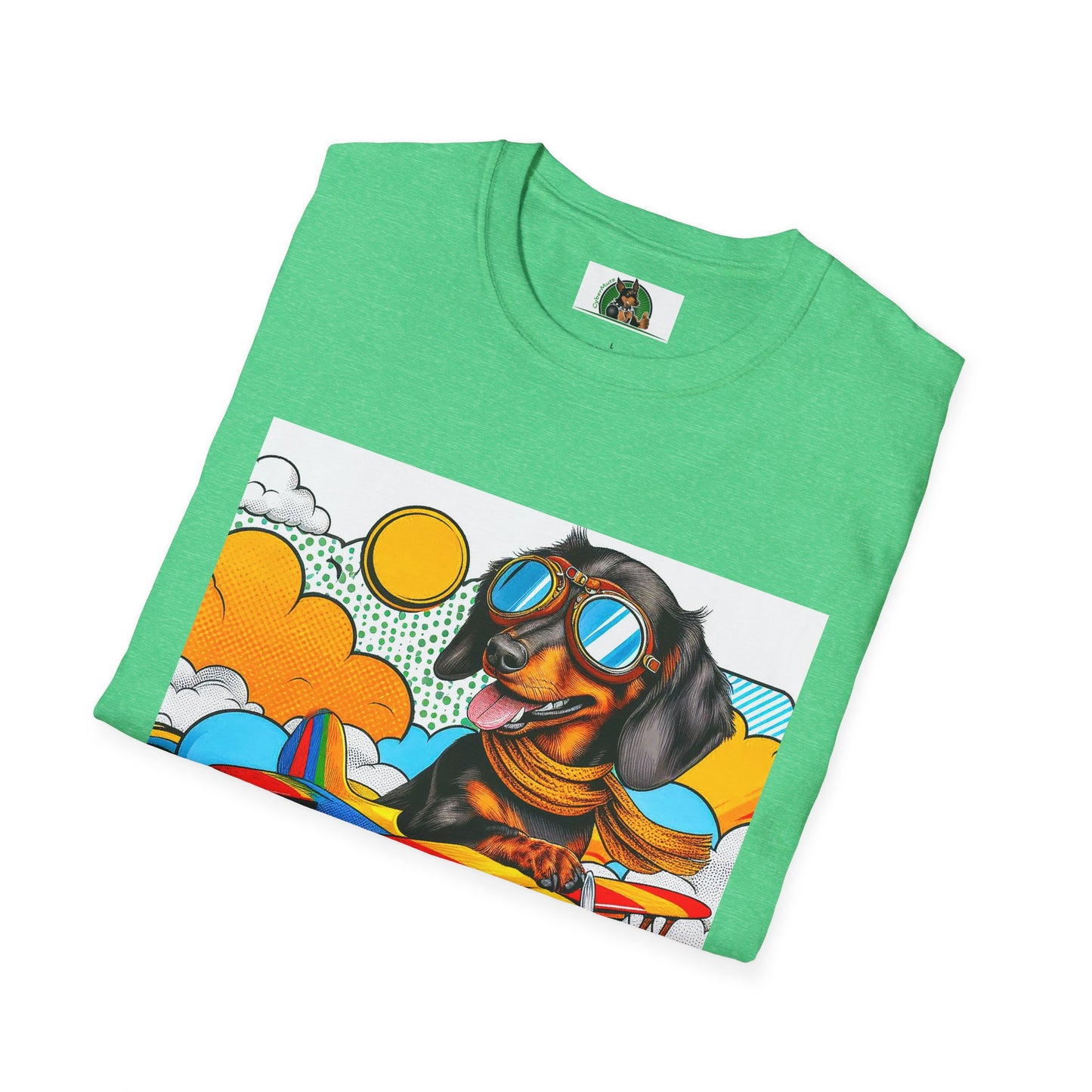 Dachshund pilot t shirt