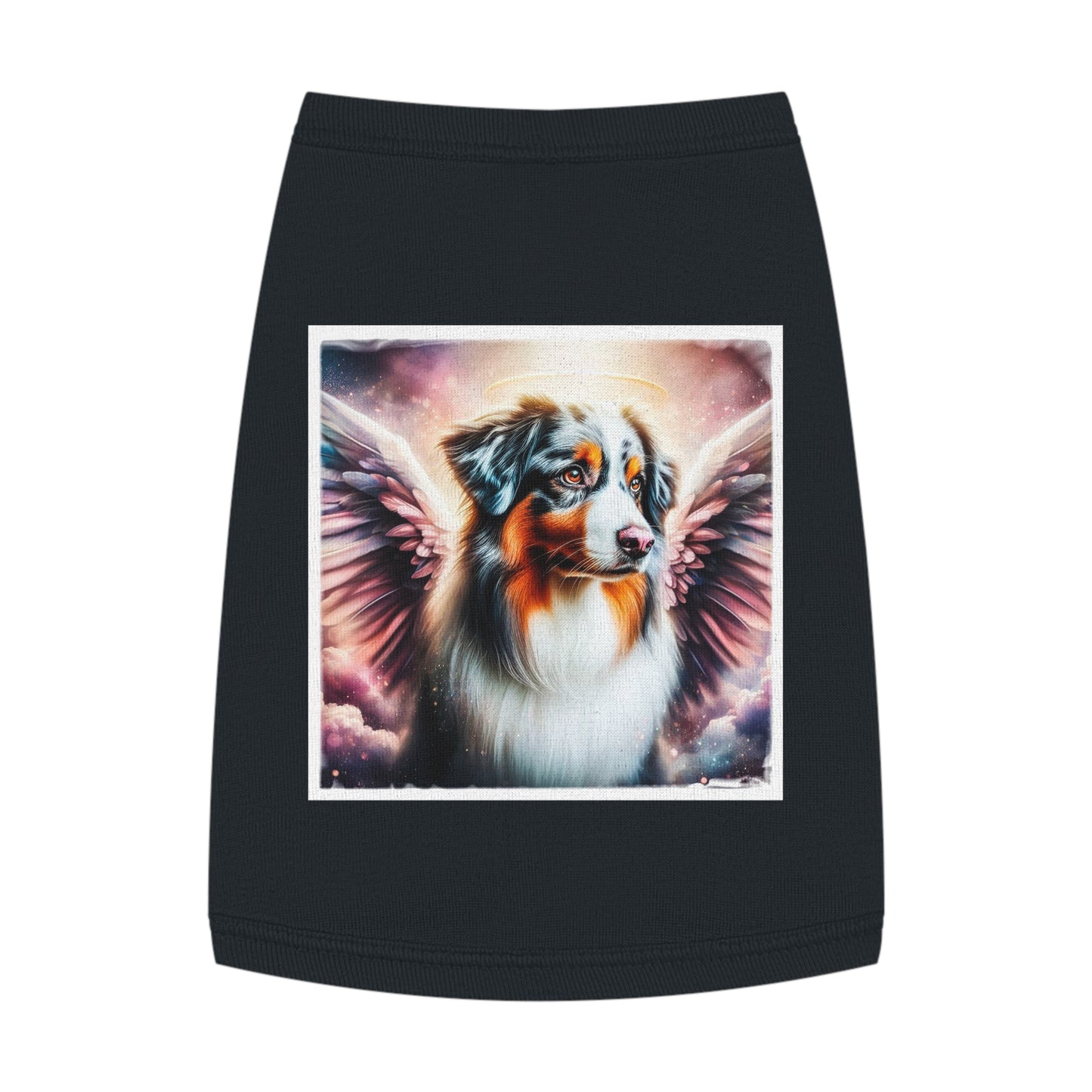 Pet Tank Top Australian Shepherd Pets Printify M Black